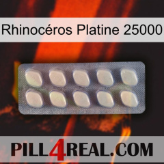 Rhinocéros Platine 25000 08